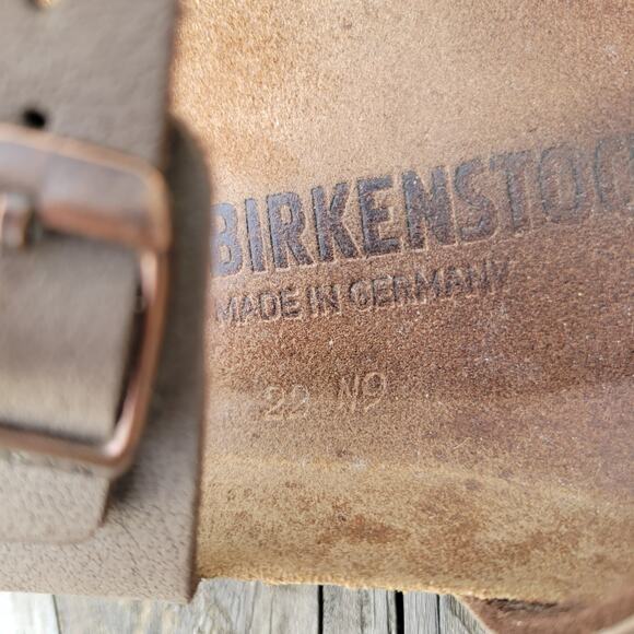 Birkenstocks Mayari Sandals Brown Top Loop Boho Hippie Gorpcore US 9 EUR 40 - Picture 5 of 9